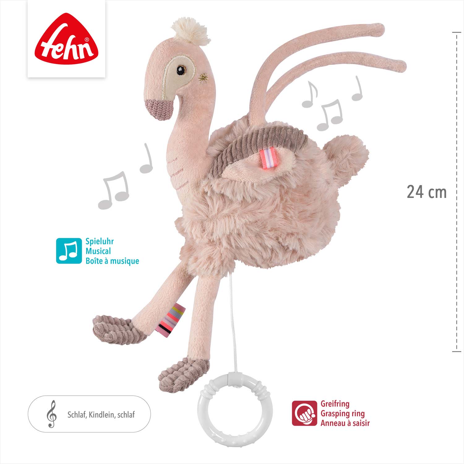 Mini hrací plameňák, Pink