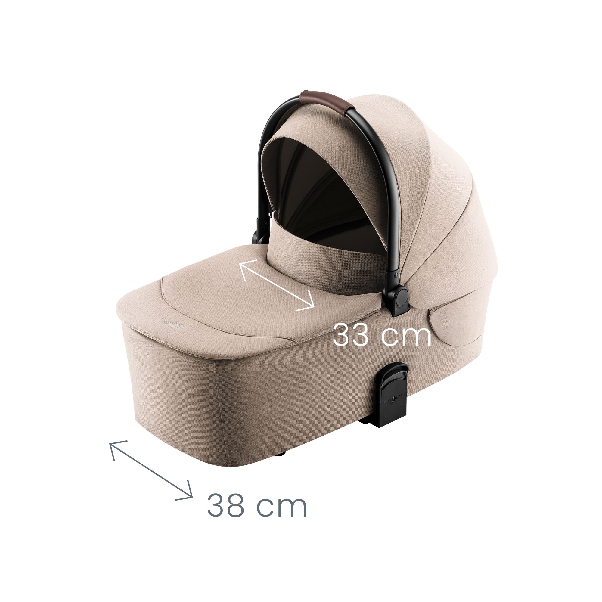 Hluboká korba na kočárek Rio Lux, Soft Taupe