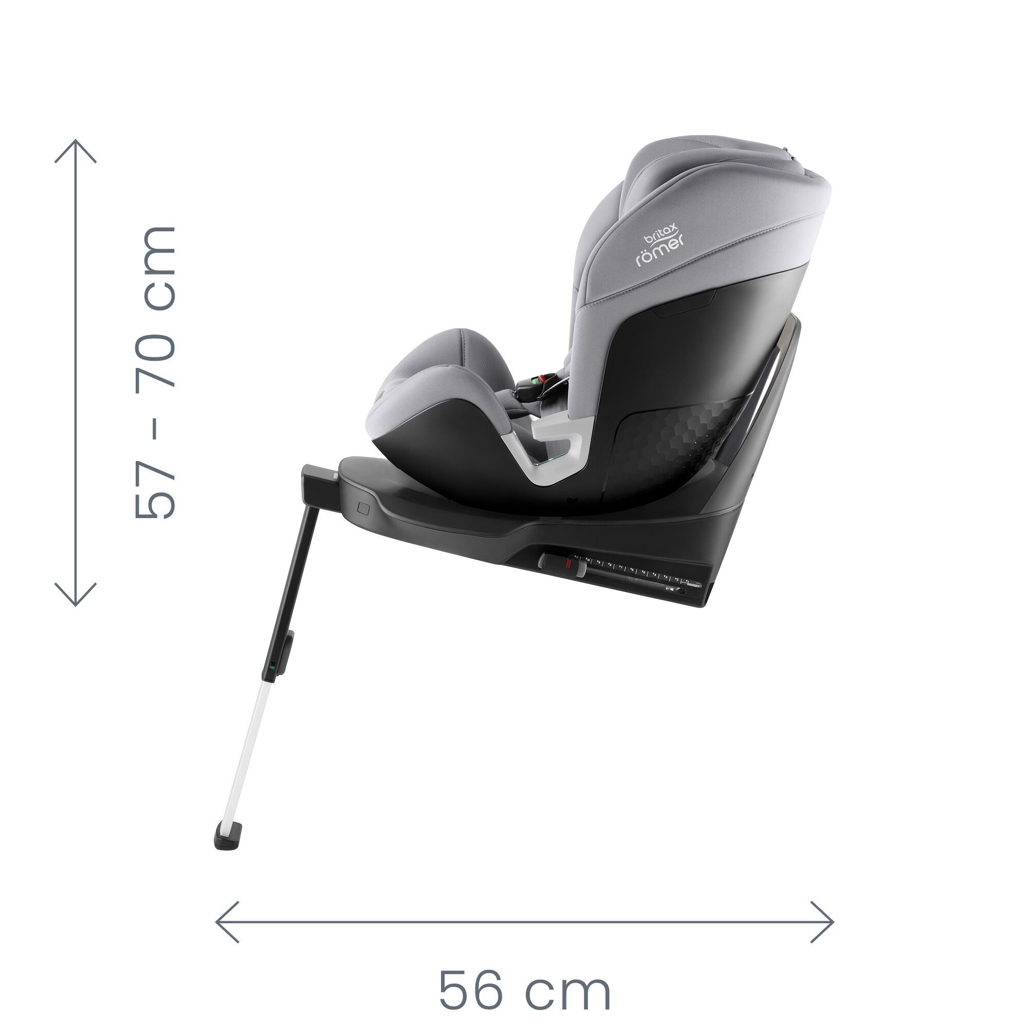 Autosedačka Swivel 2, Space Black 2