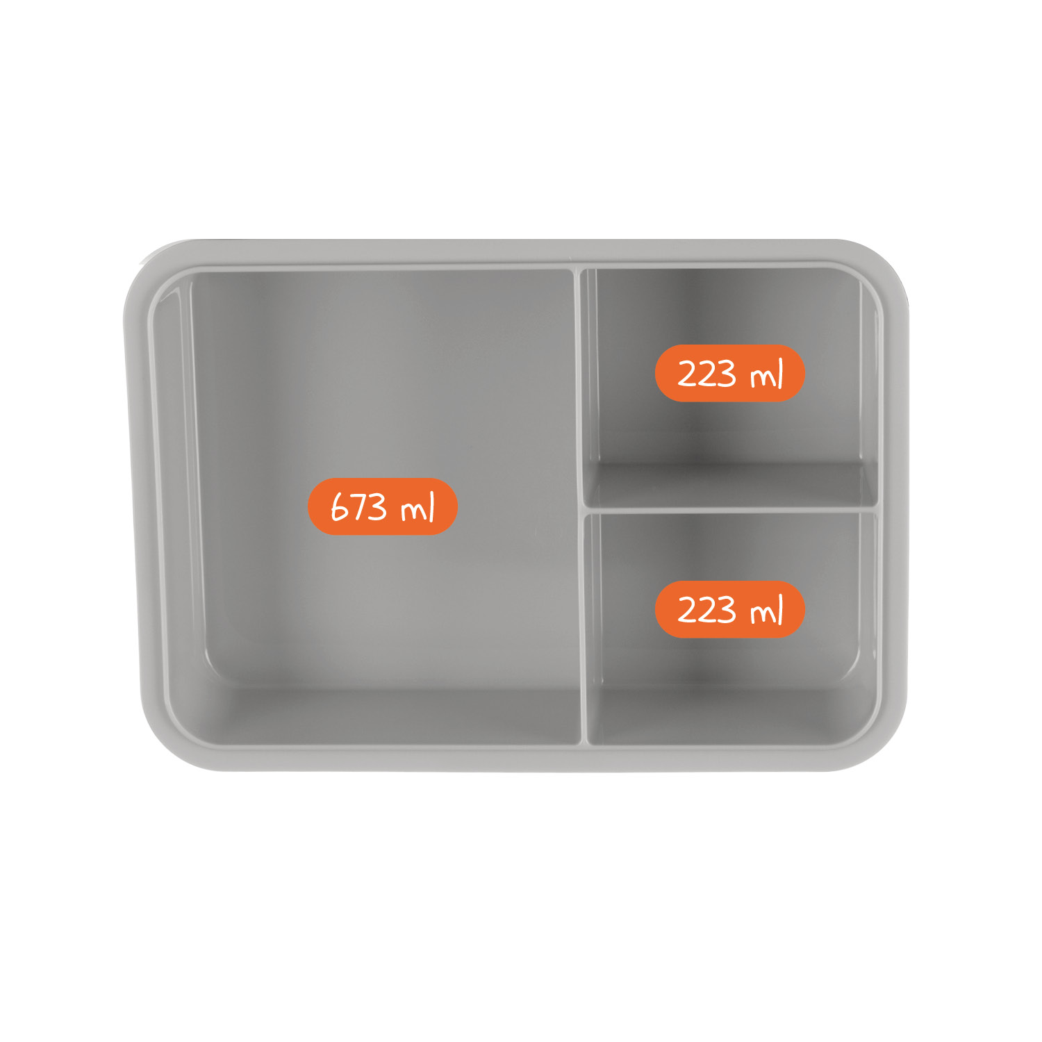 Svačinový box 1120 ml, Dino