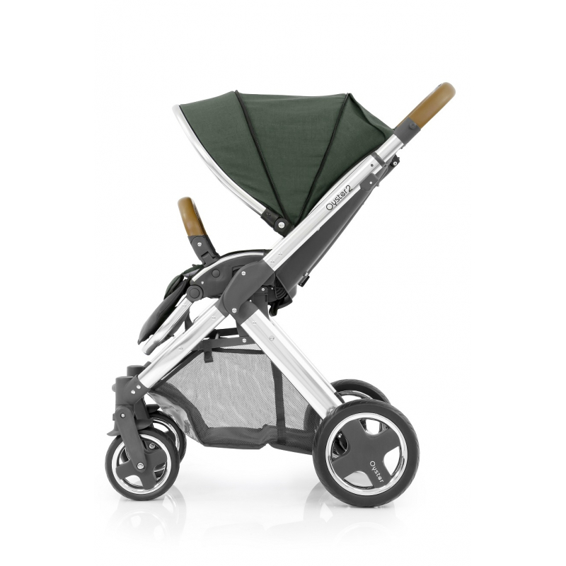BabyStyle Oyster 2 kočárek Mirror Tan/Olive Green 2019