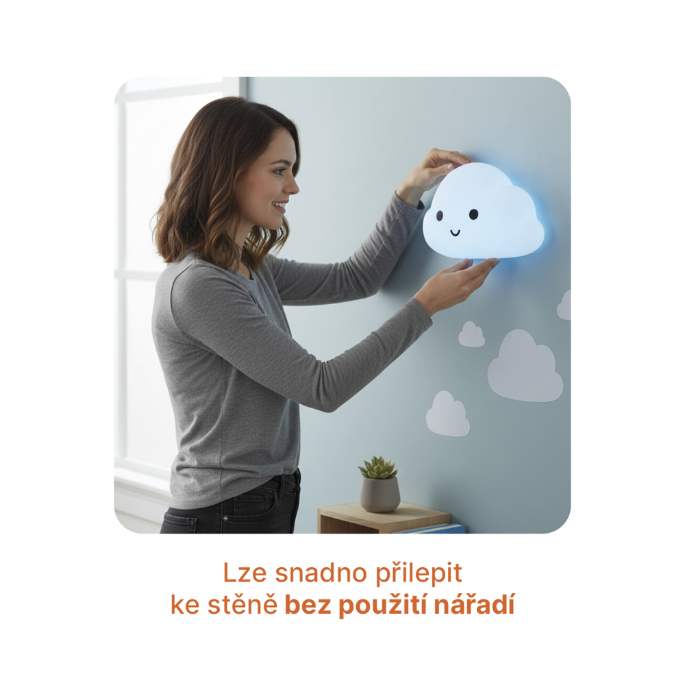 Silikonové nástěnné noční světlo, Owl