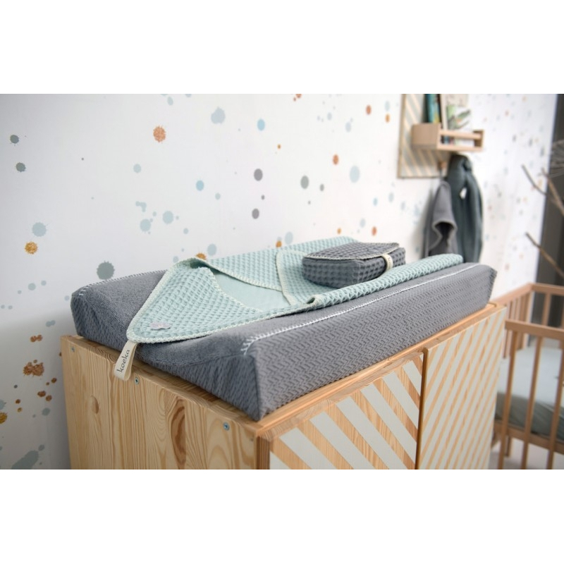 Koeka Potah na přebalovací podložku Stockholm, steel grey