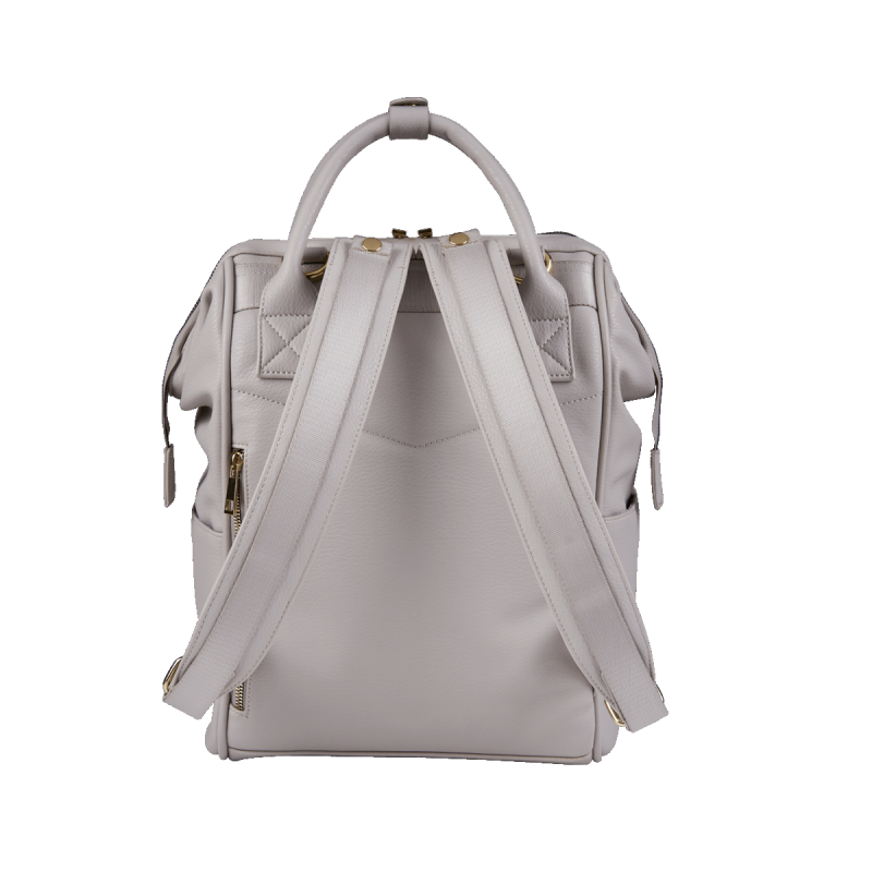BabaBing Mani přebalovací taška/ batoh, Grey Blush Leatherette