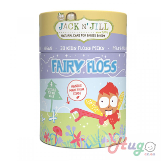 JACK N´JILL Zubní nit pro děti Fairy Floss
