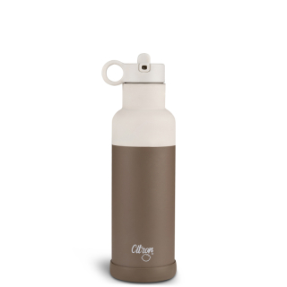 Citron Nerezová lahev na vodu 500 ml - Brown