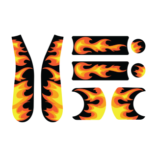 Nálepky na třikolku Liki, Flames