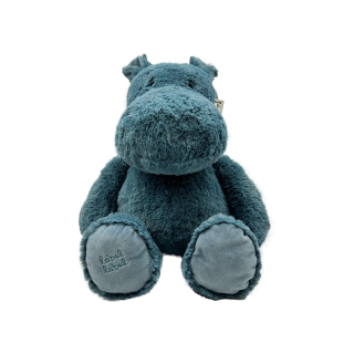 Label Label Plyšák hroch Harvey L - Blue
