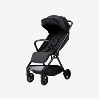 BabaBing Auto Fold kočárek, Black - NOVINKA