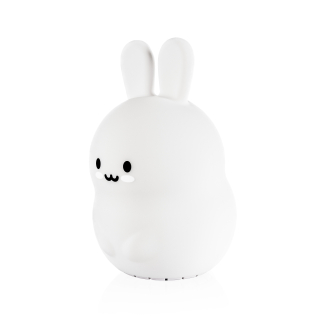 Silikonová LED noční lampička s hudbou vel. L, Rabbit