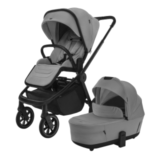 Set Move Cross 5 + hluboká korba Move XL 5 + adaptéry, Shade Grey