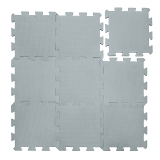 Pěnová podložka Puzzle 30x30 cm 9ks, Light Grey