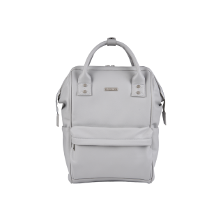 BabaBing Mani přebalovací taška/ batoh, Dove Grey Leatherette